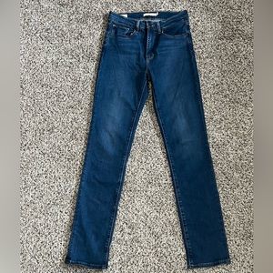 Levi’s 724 high waist straight leg jeans